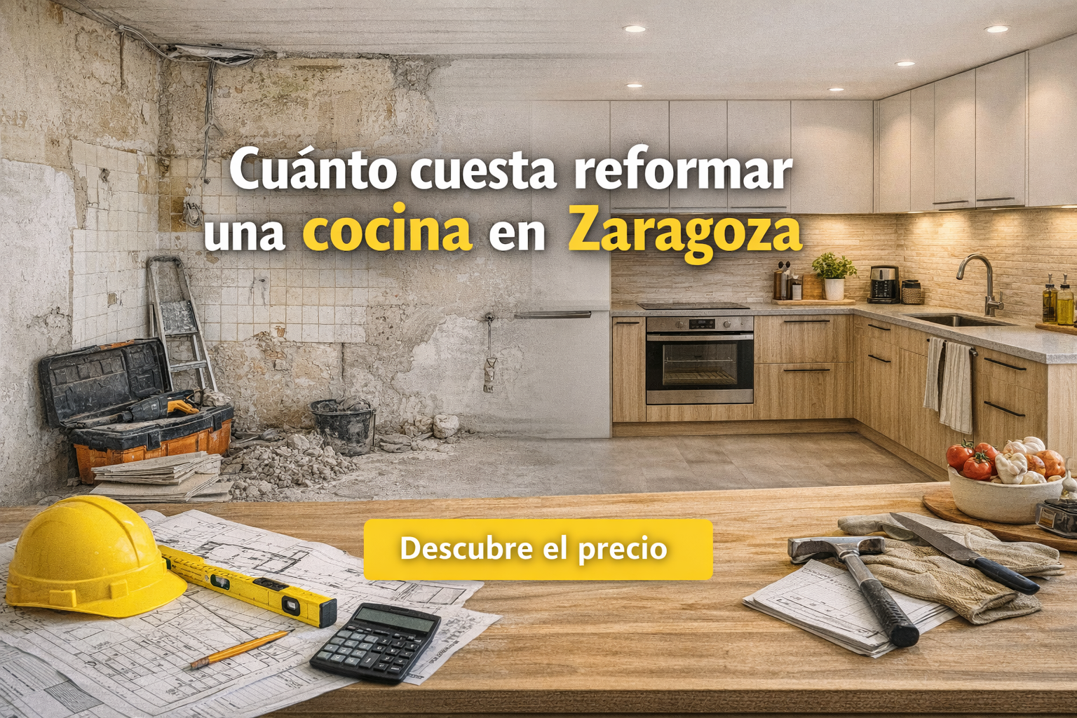 Cuánto cuesta reformar una cocina en Zaragoza